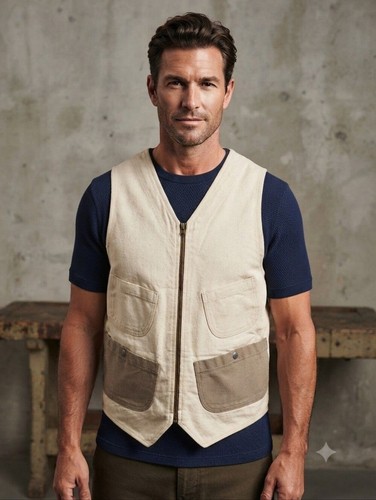 Nigel cabourn canvas vest - nigel,