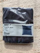 IKEA Sanela Blue Cotton Velvet