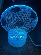 3D Lamp illusion Football Night Light Remote Touch 16 Colour Control Table Gift