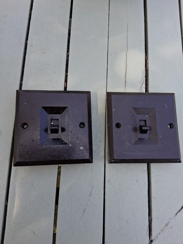 Pair vintage reclaimed art - pair,