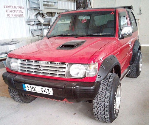 Wide fender flares wheel