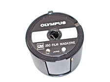 Olympus 250 Film Magazine + Hard Leather Case