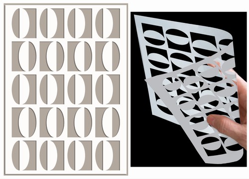 Decorative stencil allover - decorative,