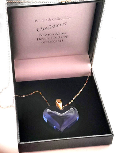 Pendant lalique 9ct gold - gold, large