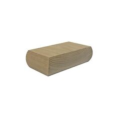 Solid White Oak Newel Post Cap for 90mm Half Newels 55mm x 110mm