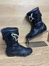 ALPINESTARS SMX-5 STELLA MOTORCYCLE BOOTS IN BLACK EU40 UK 7