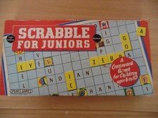 Vintage Scrabble for Juniors - Complete British Classic Collectible Board Game