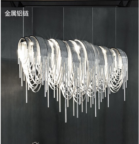 Luxury tassel chain aluminum - luxury,