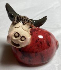 Glazed Ceramic Highland Cow