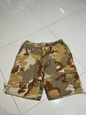 Mens Beige Camo Shorts Size