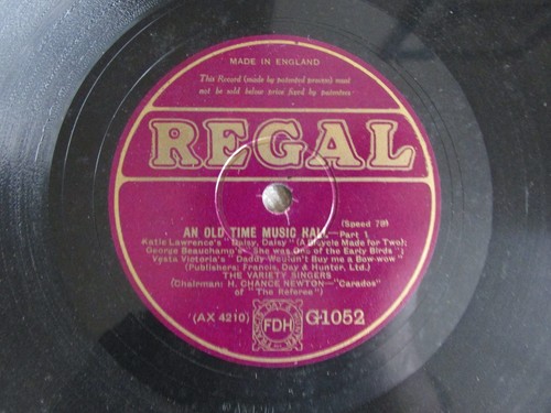 The variety singers - variety, old
