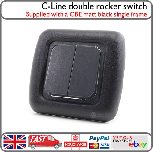 Line double light switch - c-line,
