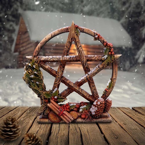 Season the pentagram yule - pentagram,