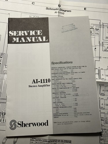 Sherwood 1110 stereo - sherwood,