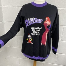 St Michaels Vintage 80s Who Framed Roger Rabbit Pullover Sweater Size 10-12.PAC
