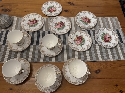 Vintage tea service set - vintage,