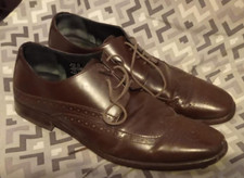 John White Brown Leather Formal Men Shoes, UK size 9, Great condition