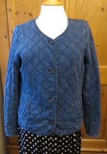 Fat Face Quilted Denim Look