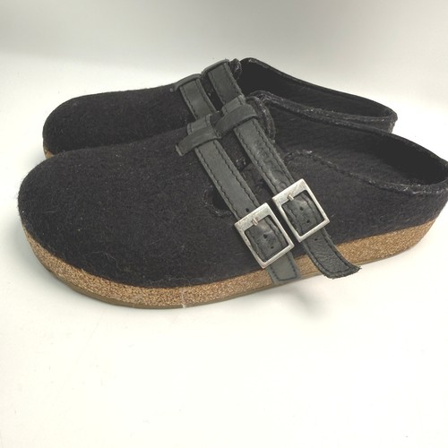 Haflinger haley clogs black - haley,