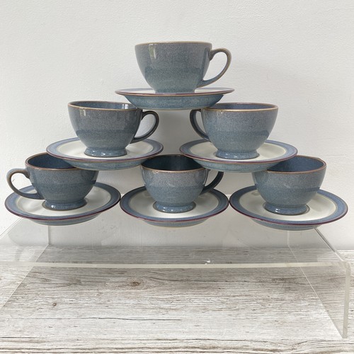 Set denby storm blue grey - of, 6