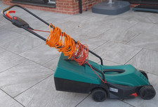 Used BOSH ARM 3200 Corded Electric Lawn Mower + Additional Extension Cord