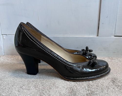 Clarks grey patent leather - patent,
