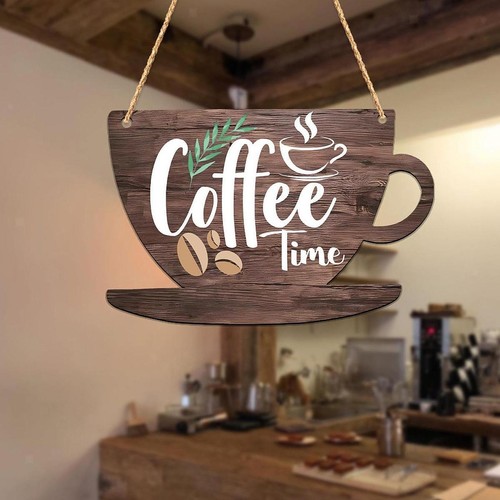 Coffee bar door sign - bar, 2d