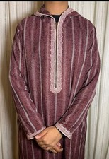 Men's Moroccan Hooded Long