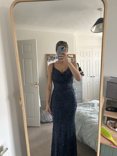Lipsy london navy sequin - london,