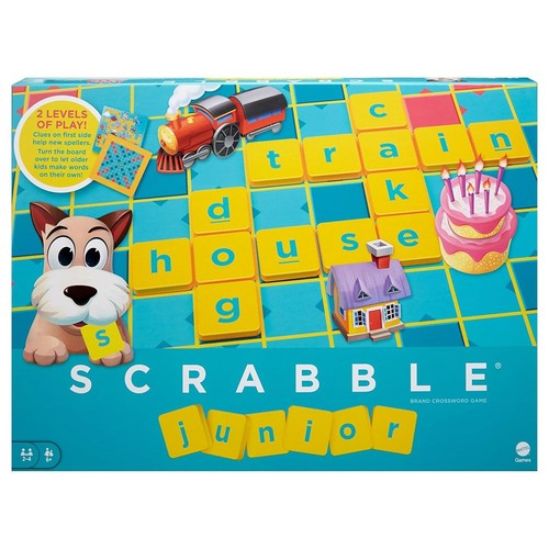 Mattel games scrabble junior - games,
