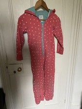 Mini Boden One piece Age 9-10 Years Hooded Red With Stars