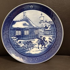 Royal Copenhagen Christmas Plate 2005 Hans Christian Anderson House