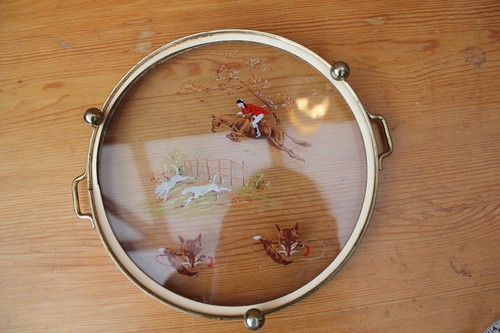 Reverse painted fox hunting - fox,