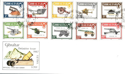 Gibraltar 1987 cannons - 1987,