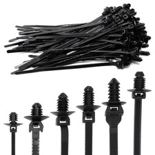SWZHAI 60 PCS Push Mount Zip