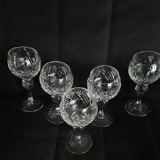 5 x Vintage Crystal Cut Old
