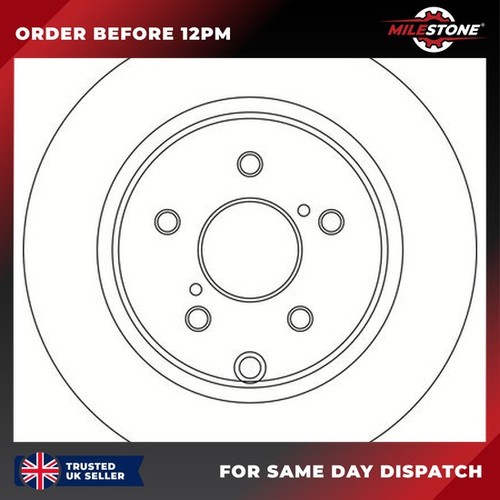 Brake disc for toyota verso - for,