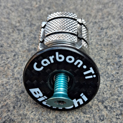 Bianchi carbon stem cap - stem,
