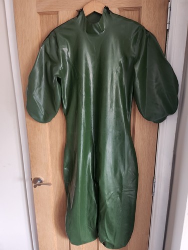 New latex rubber catsuit - new,