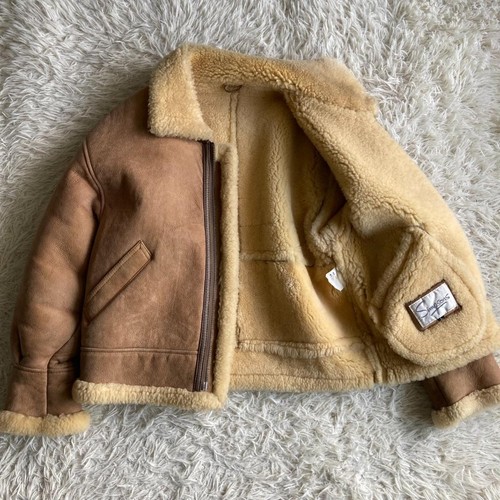 Vintage leather mouton - leather,