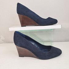 Dune Womens Wedge Heeled Court