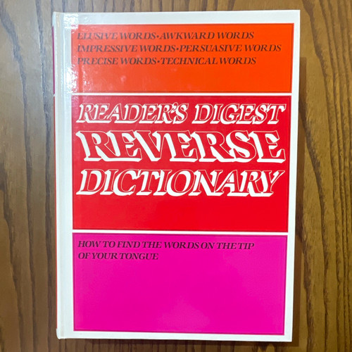 Reader digest reverse - digest,