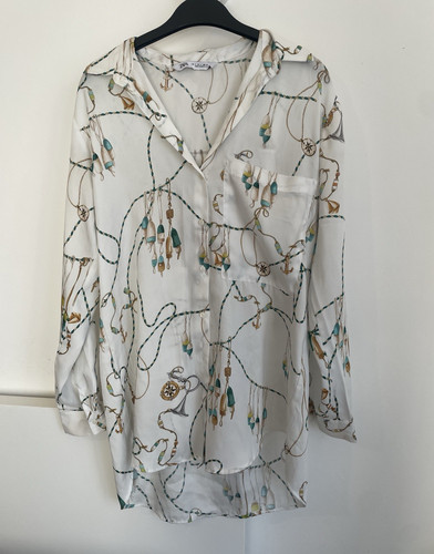 Zara women white chain - zara,