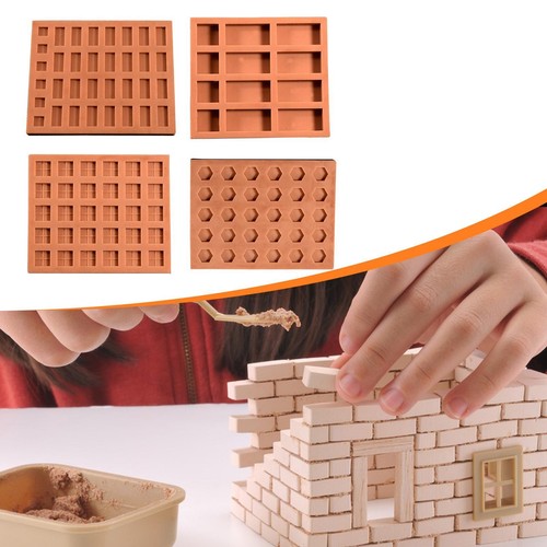 Mini building brick silicone - brick,