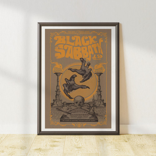 Black sabbath poster heavy - black,