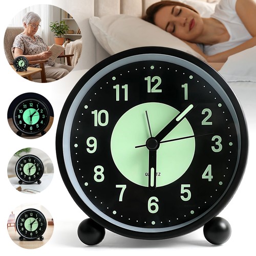 Alarm clock silent - clock, bedside