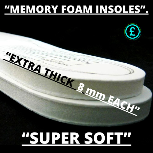 Memory foam insoles shoe - memory,