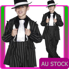 Boys 1920s Costume Gatsby Gangster Party Kids Mobster Zoot Child 20s Mafia Suit