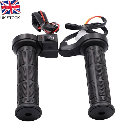 Motorcycle heated grips - heated, nylon
