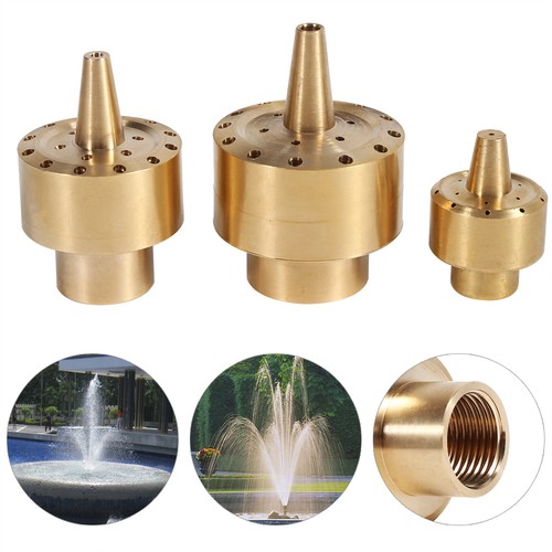 Brass column garden pond - column,